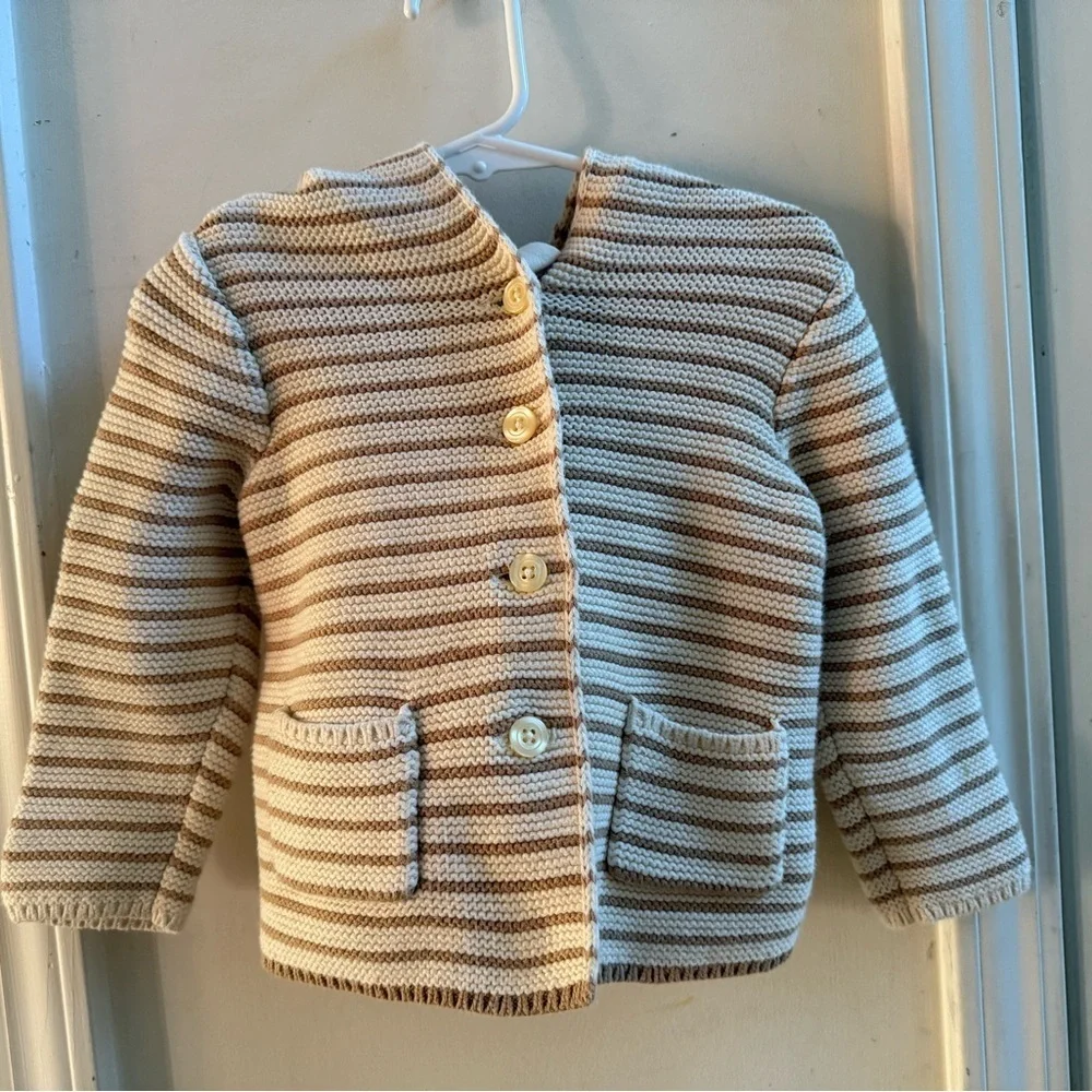 Baby Gap Striped Hooded Cardigan